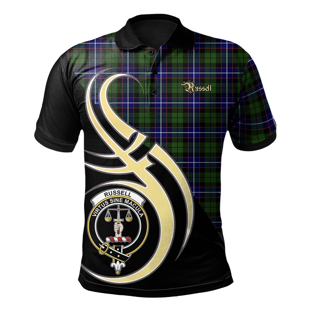 Russell Modern Tartan Polo Shirt - Believe In Me Style