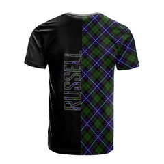 Russell Modern Tartan T-Shirt Half of Me - Cross Style