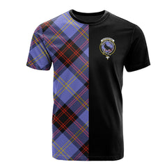 Rutherford Tartan T-Shirt Half of Me - Cross Style