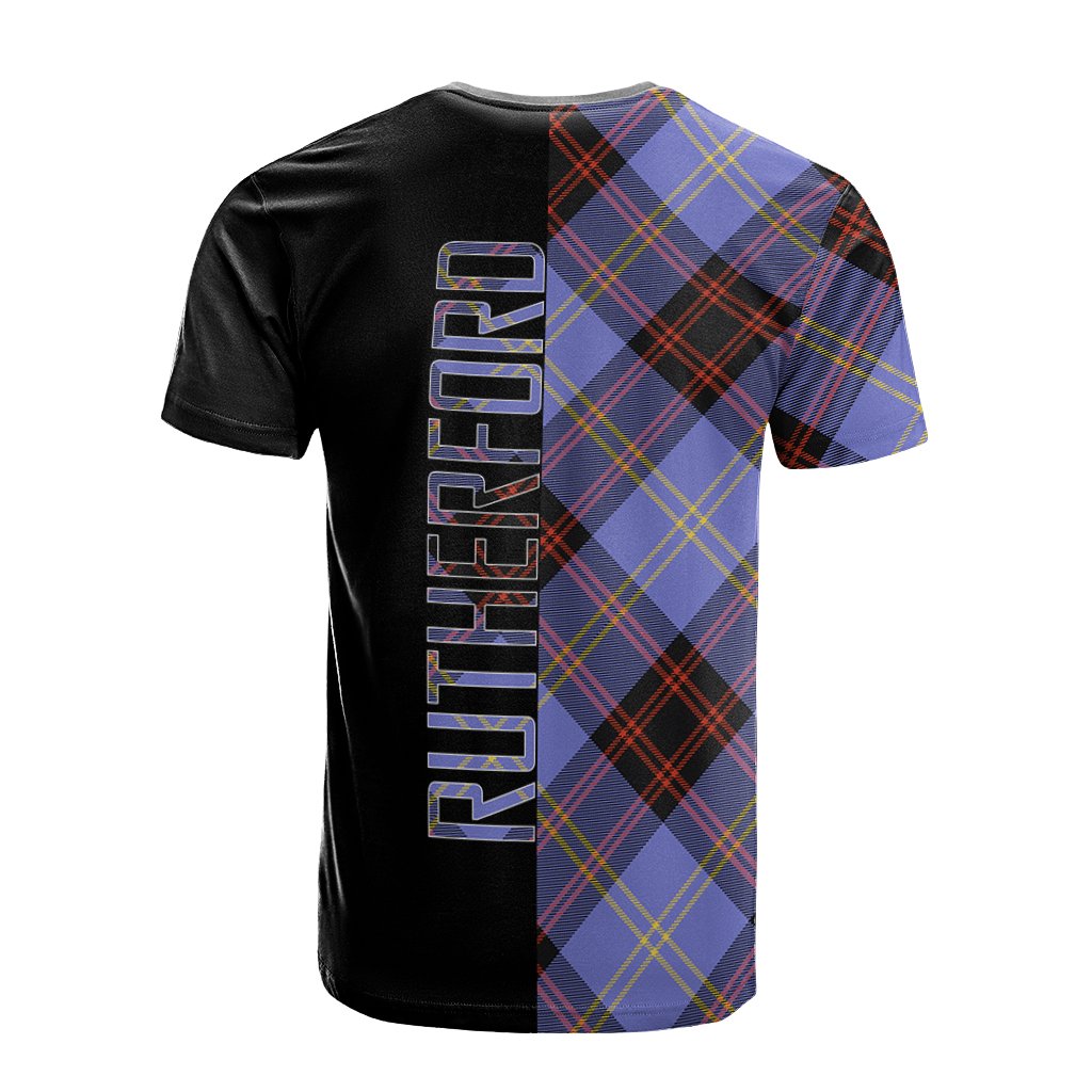 Rutherford Tartan T-Shirt Half of Me - Cross Style