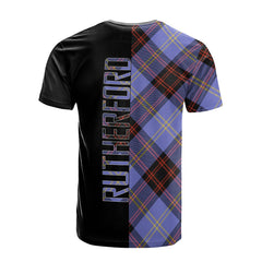 Rutherford Tartan T-Shirt Half of Me - Cross Style