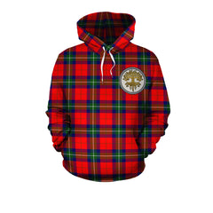 Ruthven Modern Tartan Hoodie - Tree Of Life