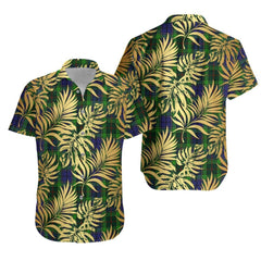 Rutledge Tartan Vintage Leaves Hawaiian Shirt