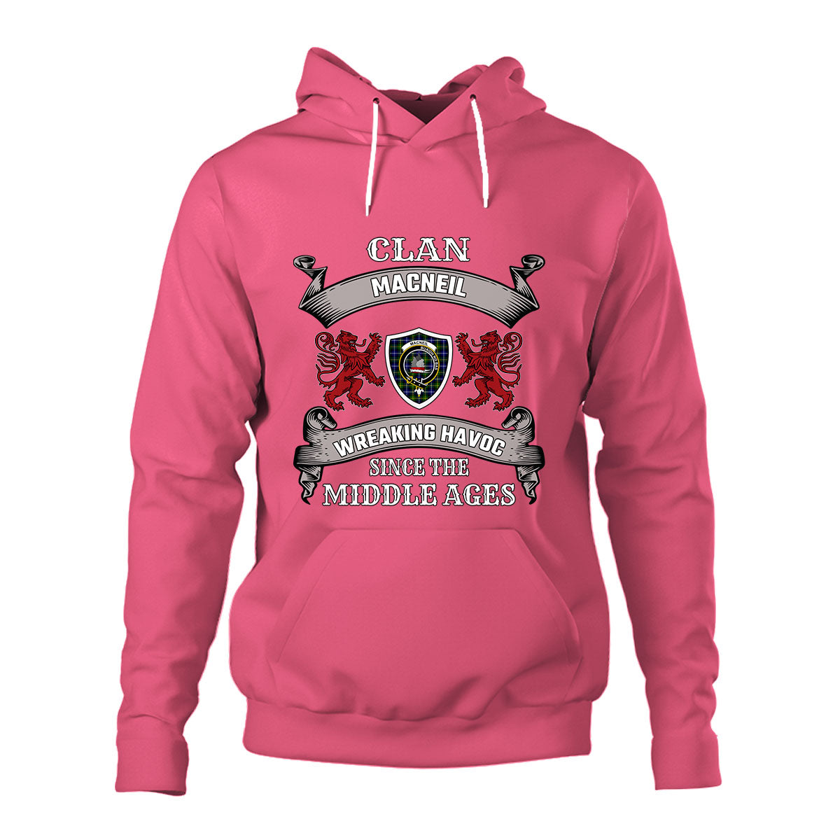 MacNeil of Barra Family Tartan - 2D Unisex Hoodie