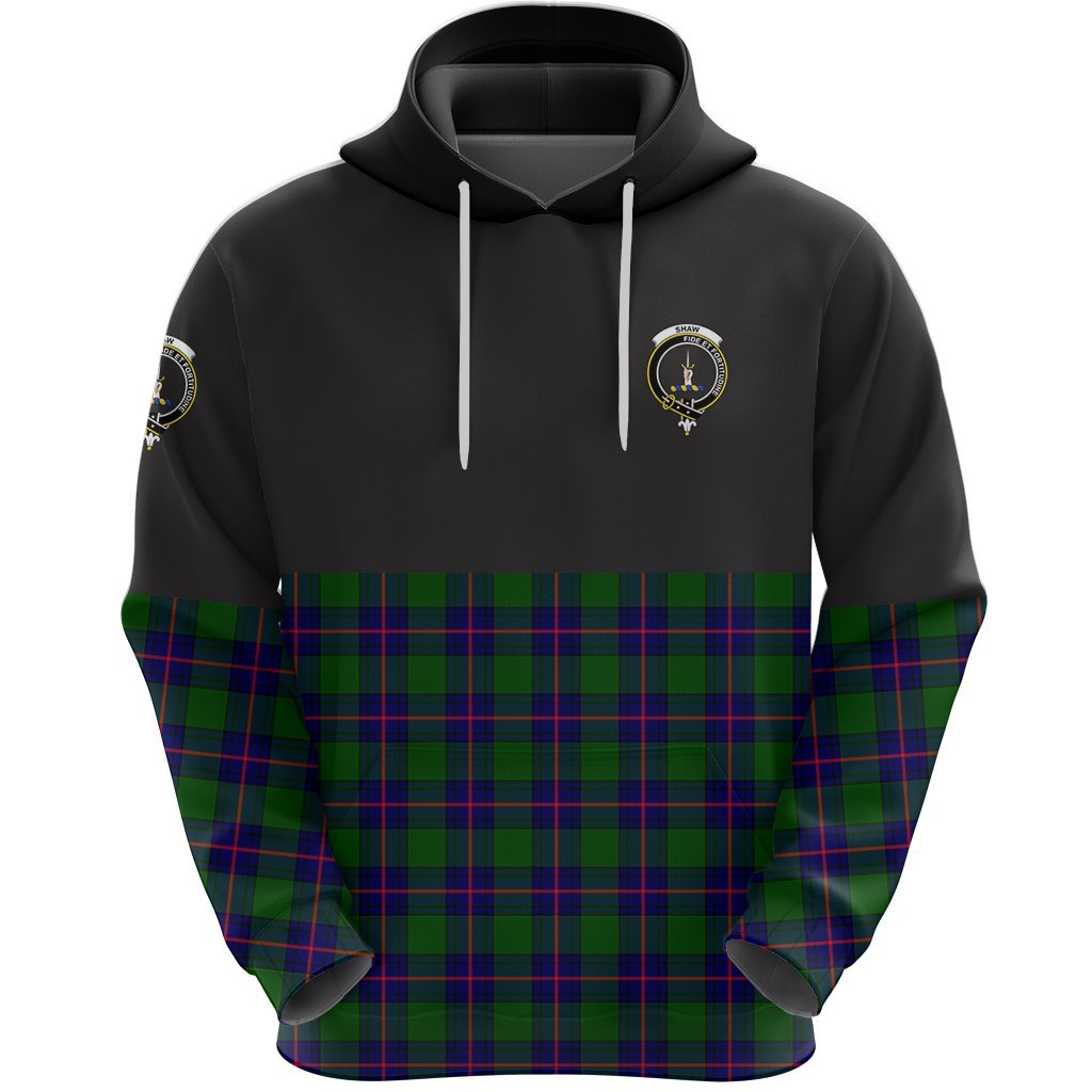 Shaw Modern Clan Half Of Tartan Hoodie