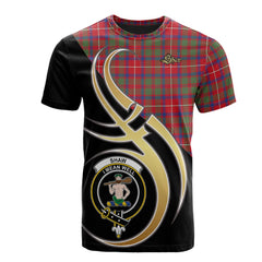 Shaw Red Modern Tartan T-shirt - Believe In Me Style