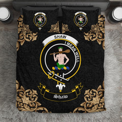 Shaw (of Sauchie) Crest Black Bedding Set