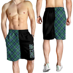 Sinclair Hunting Ancient Tartan Crest Men's Short - Cross Style