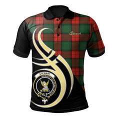 Stewart Atholl Modern Tartan Polo Shirt - Believe In Me Style