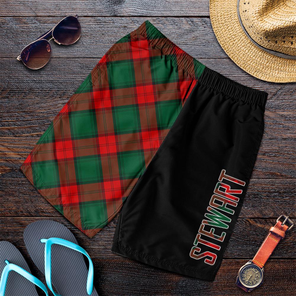 Stewart Atholl Modern Tartan Crest Men's Short - Cross Style
