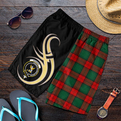 Stewart Atholl Modern Tartan Crest Men's Short PM8