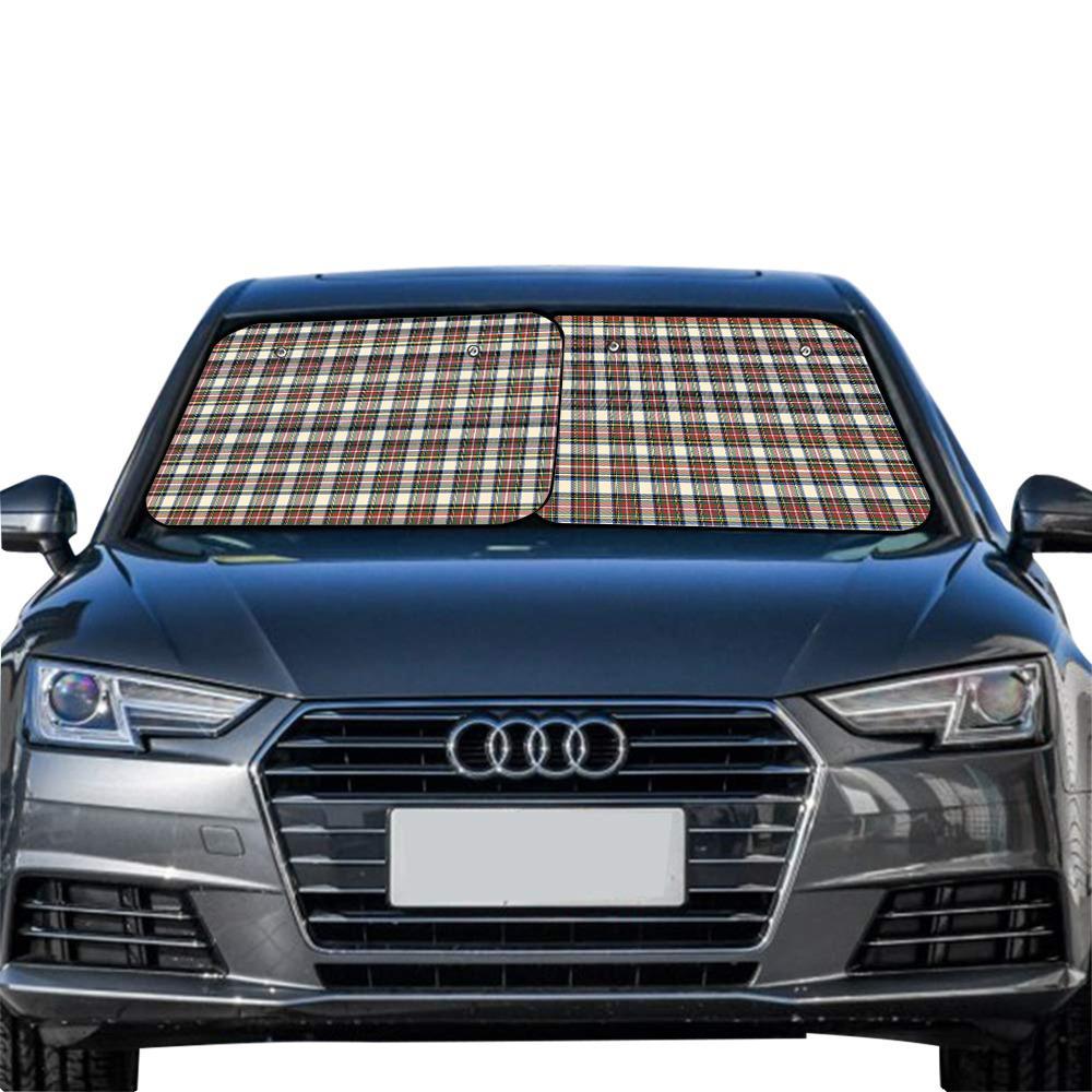 Stewart Dress Ancient Tartan Car Sun Shade - 2 Pieces