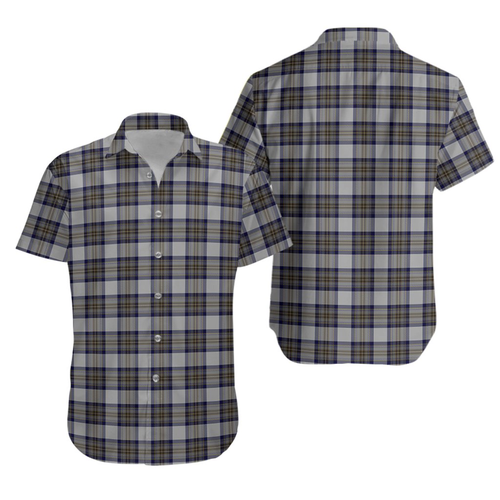 Stewart Dress Blue Tartan Hawaiian Shirt