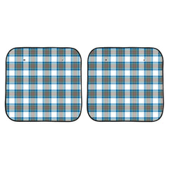 Stewart Muted Blue Tartan Car Sun Shade - 2 Pieces