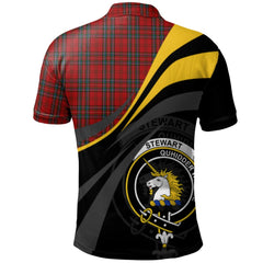 Stewart of Appin 03 Tartan Polo Shirt - Royal Coat Of Arms Style