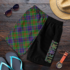 Stewart of Appin Hunting Modern Tartan Crest Men's Short - Cross Style