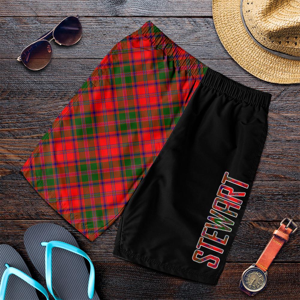 Stewart of Appin Modern Tartan Crest Men's Short - Cross Style