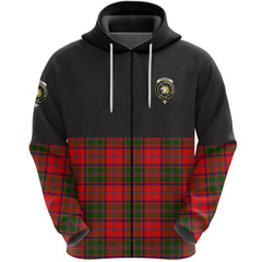 Stewart of Appin Modern Clan Half Of Tartan Zipper Hoodie