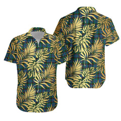 Stinson Tartan Vintage Leaves Hawaiian Shirt