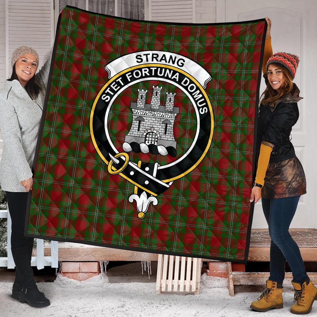 Strange Tartan Crest Quilt