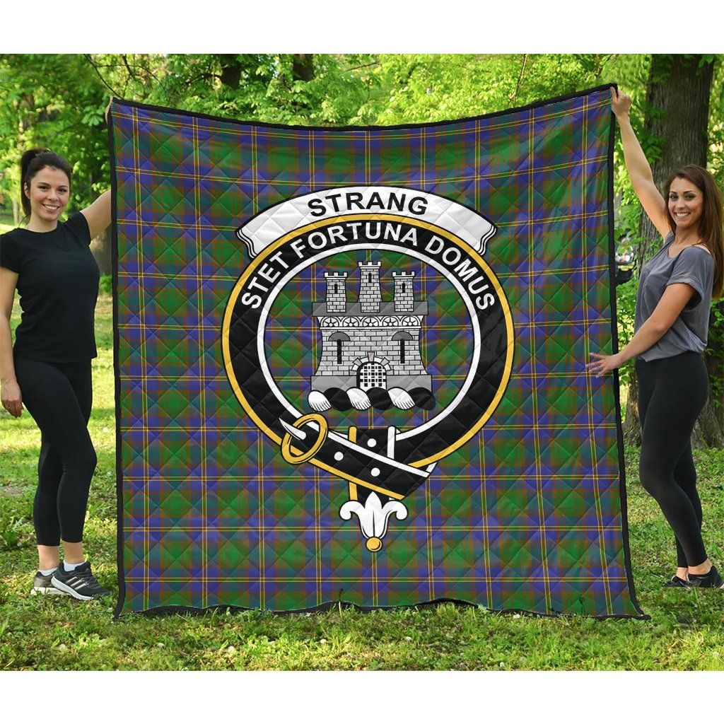 Strange of Balkaskie Tartan Crest Quilt