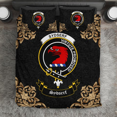 Sydserf (or Sideserf) Crest Black Bedding Set