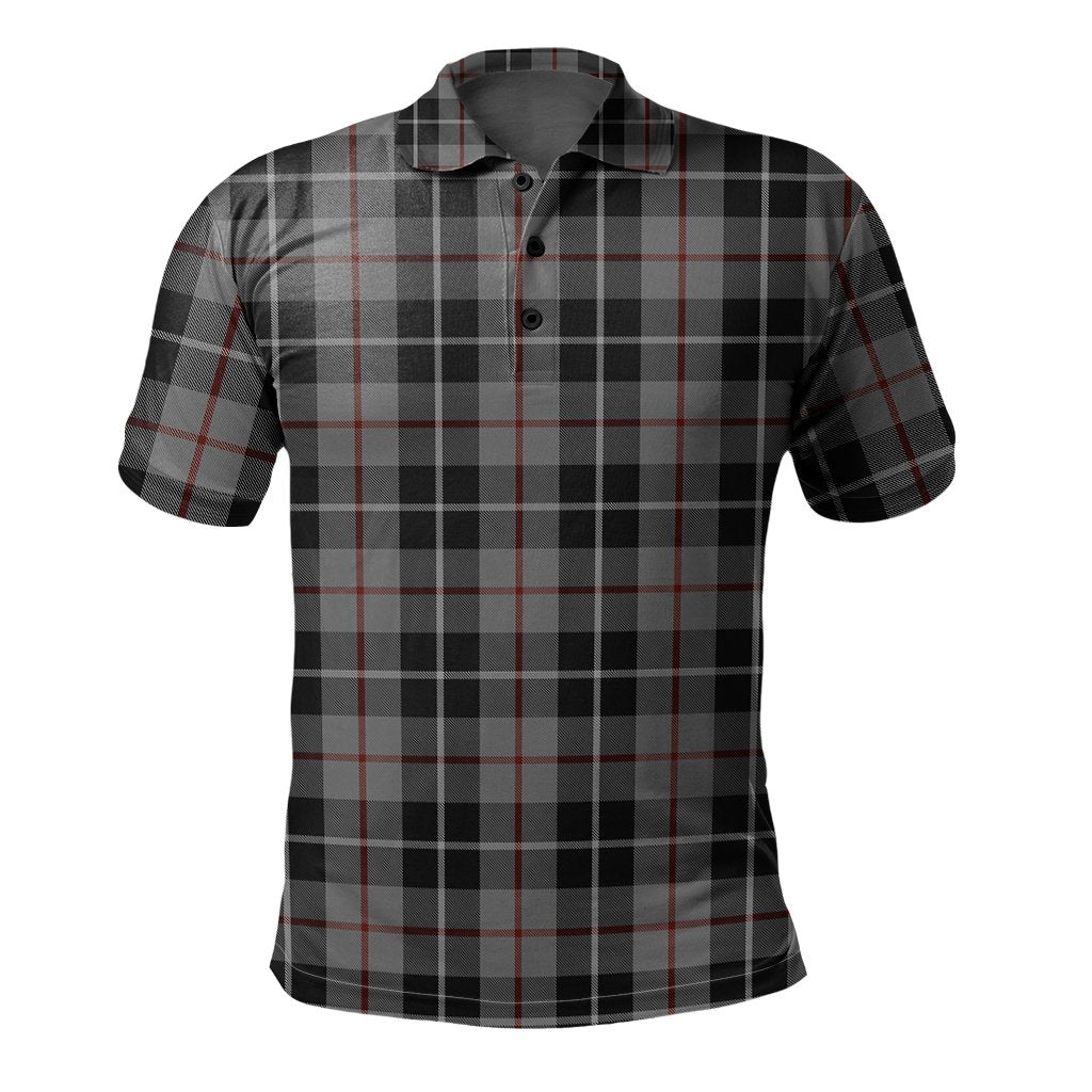 Thompson Grey Tartan Polo Shirt
