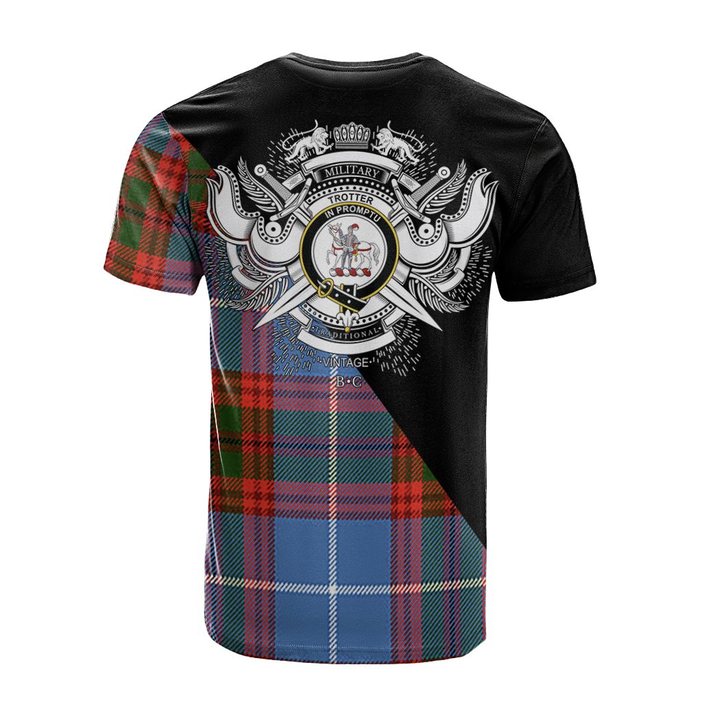 Trotter Tartan - Military T-Shirt