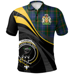 Turnbull Hunting 01 Tartan Polo Shirt - Royal Coat Of Arms Style