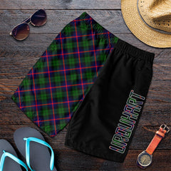 Urquhart Modern Tartan Crest Men's Short - Cross Style