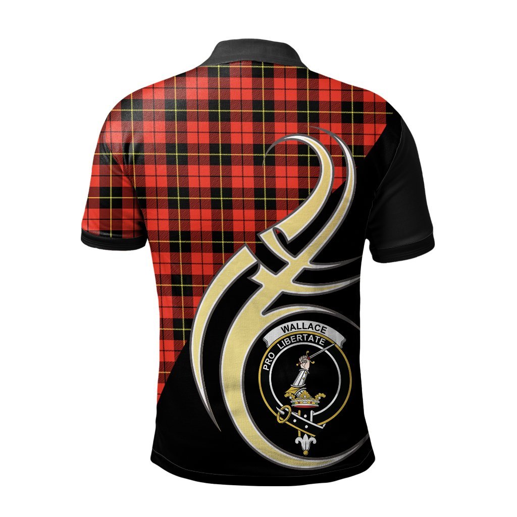 Wallace Hunting Red Tartan Polo Shirt - Believe In Me Style