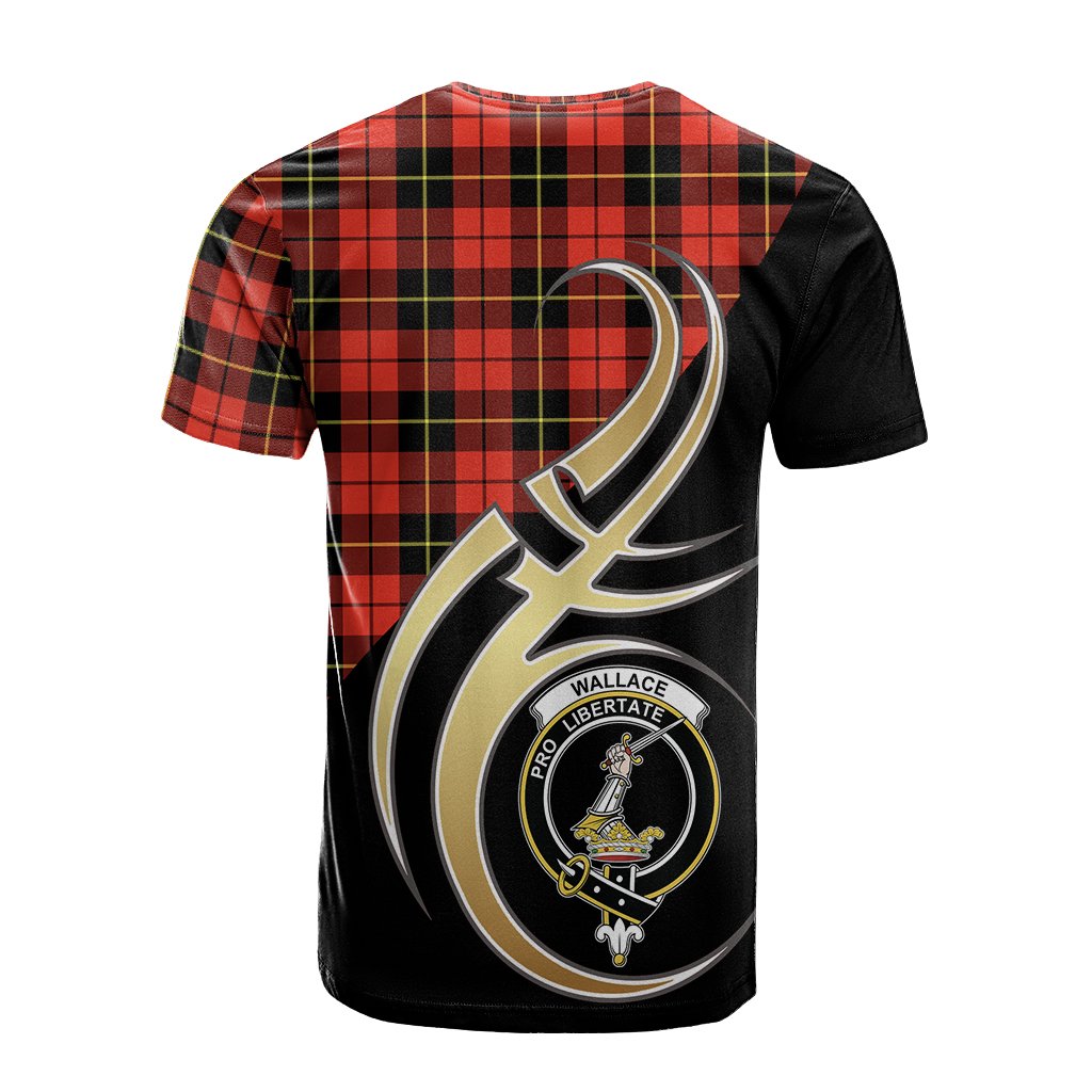 Wallace Hunting Red Tartan T-shirt - Believe In Me Style