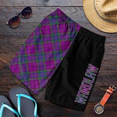 Wardlaw Modern Tartan Crest Men's Short - Cross Style