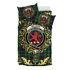 Wilson 02 Tartan Crest Bedding Set - Golden Thistle Style