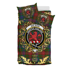 Wilson 03 Tartan Crest Bedding Set - Golden Thistle Style