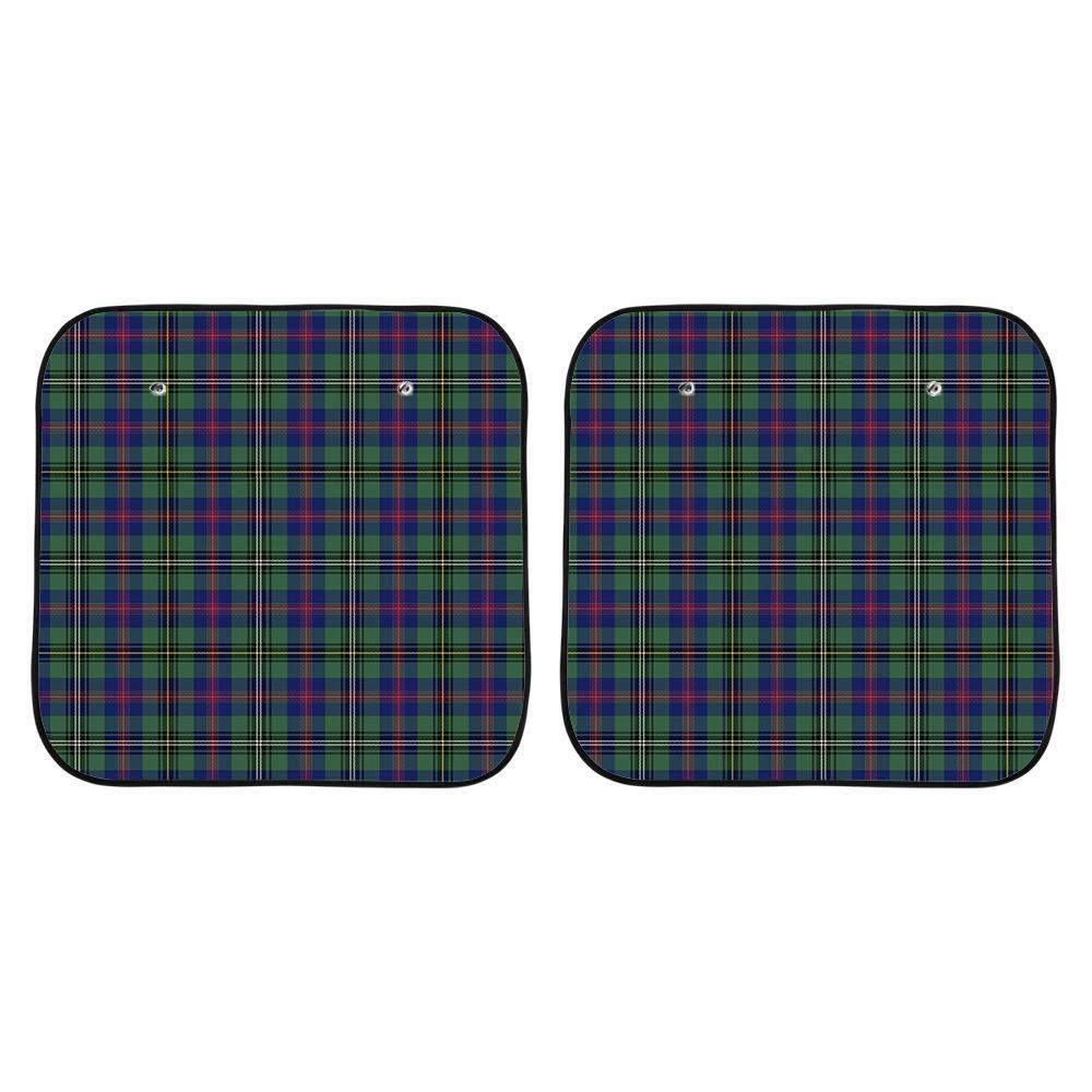 Wood Modern Tartan Car Sun Shade - 2 Pieces