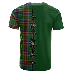 Baxter Tartan T-shirt - Lion Rampant And Celtic Thistle Style