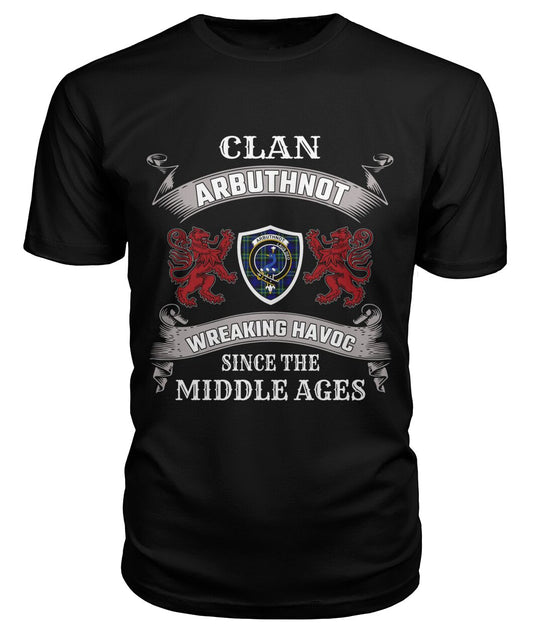 Arbuthnot Family Tartan - 2D T-shirt 1060