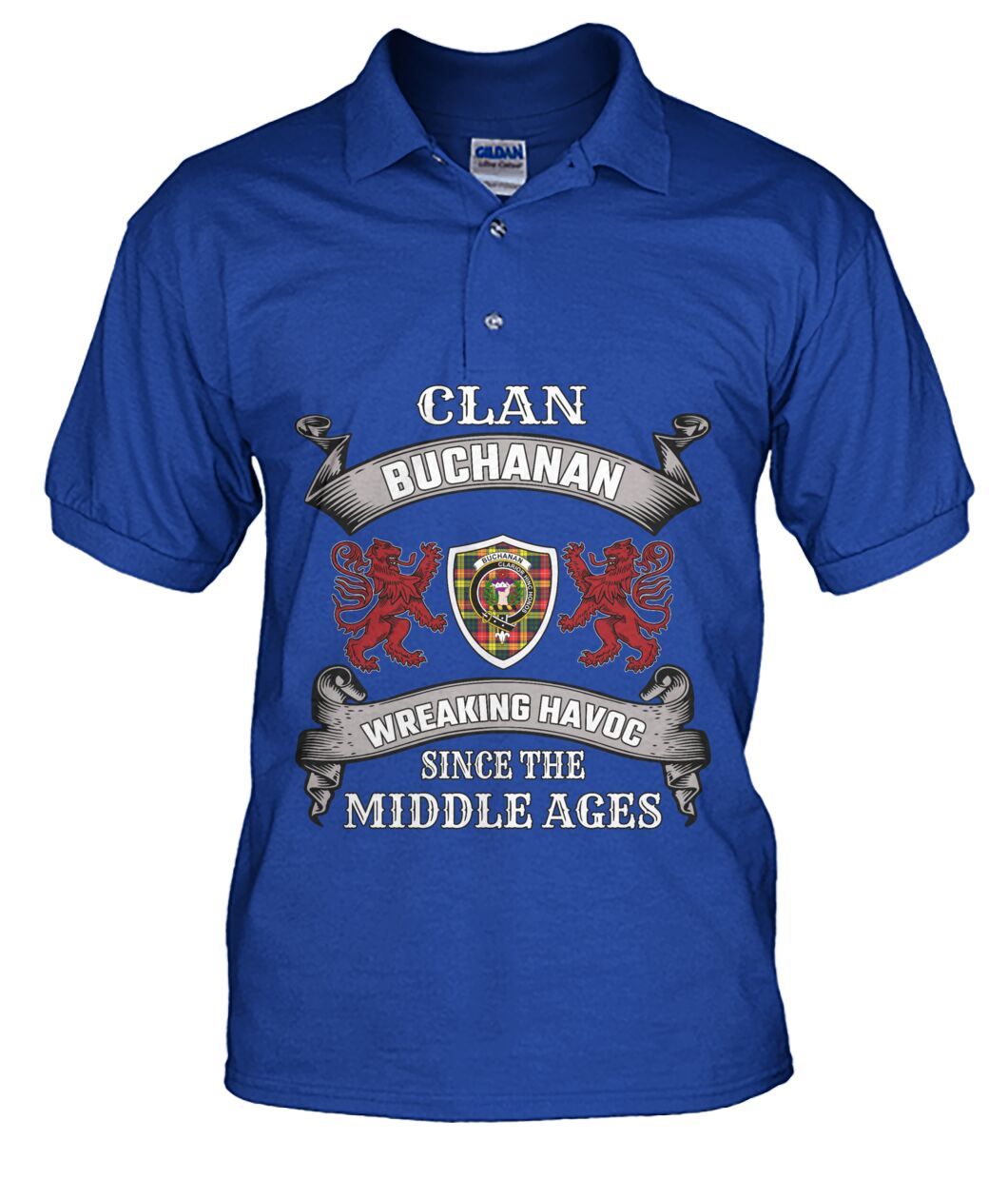 Buchanan Tartan 2D Polo Shirt