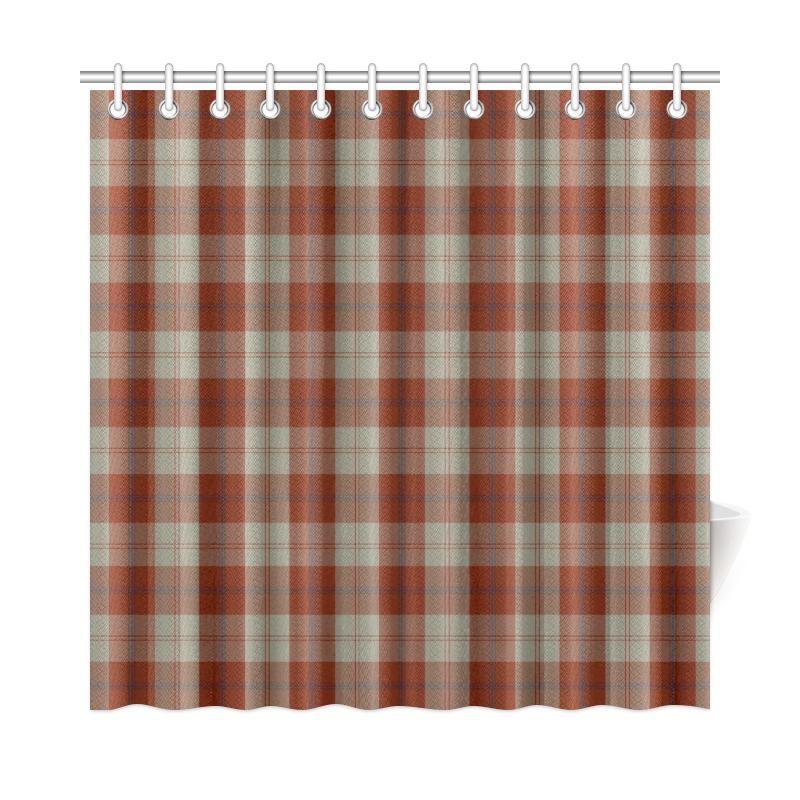 Davidson Dress Dancers Tartan Shower Curtain