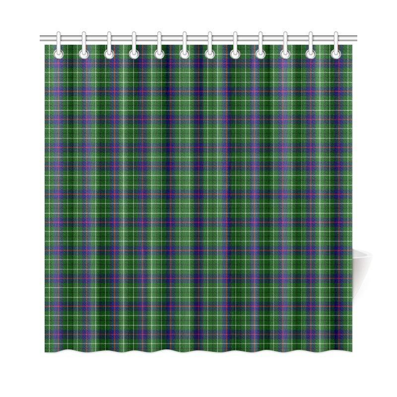 Duncan Modern Tartan Shower Curtain