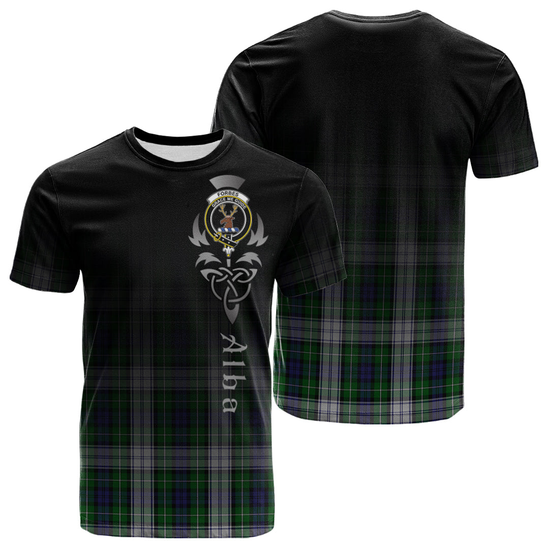 Forbes Dress Tartan Crest T-shirt - Alba Celtic Style
