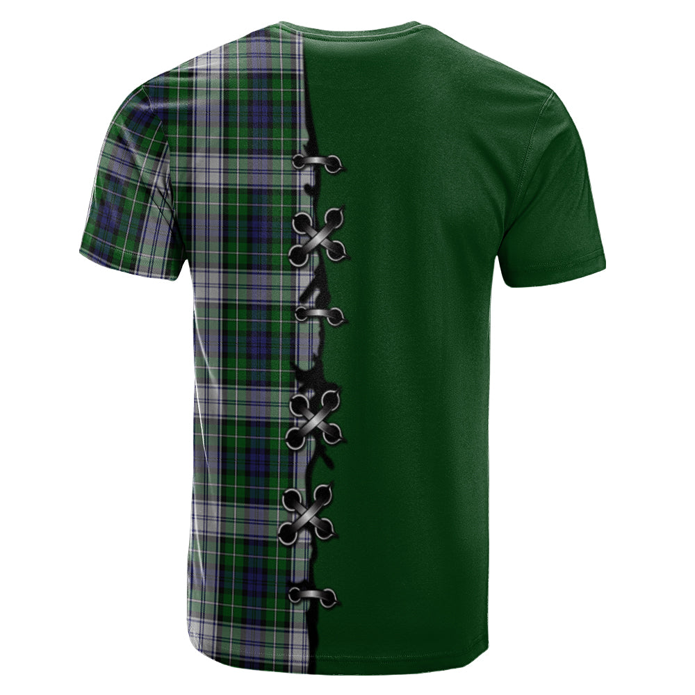 Forbes Dress Tartan T-shirt - Lion Rampant And Celtic Thistle Style