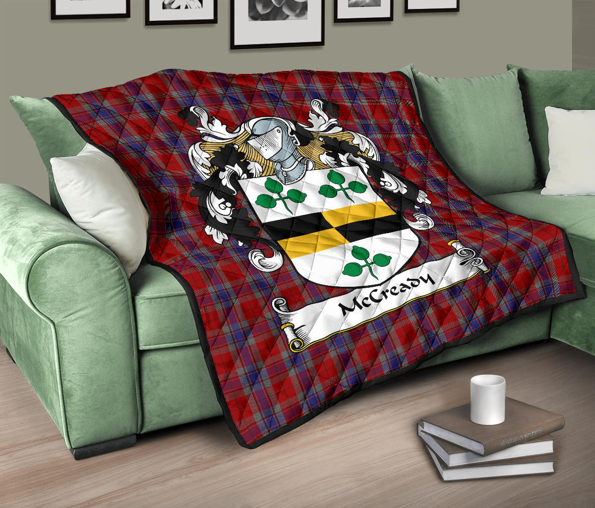 McCready Tartan Crest Quilt - SP