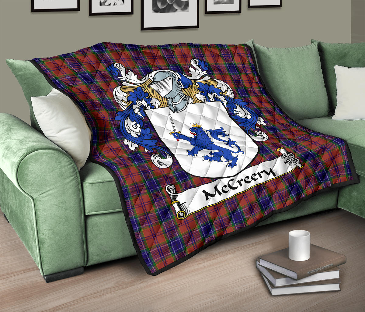 McCreery Tartan Crest Quilt - SP