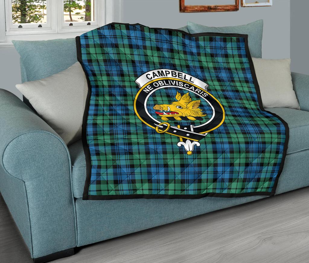 Campbell Ancient Family Tartan Quilt
