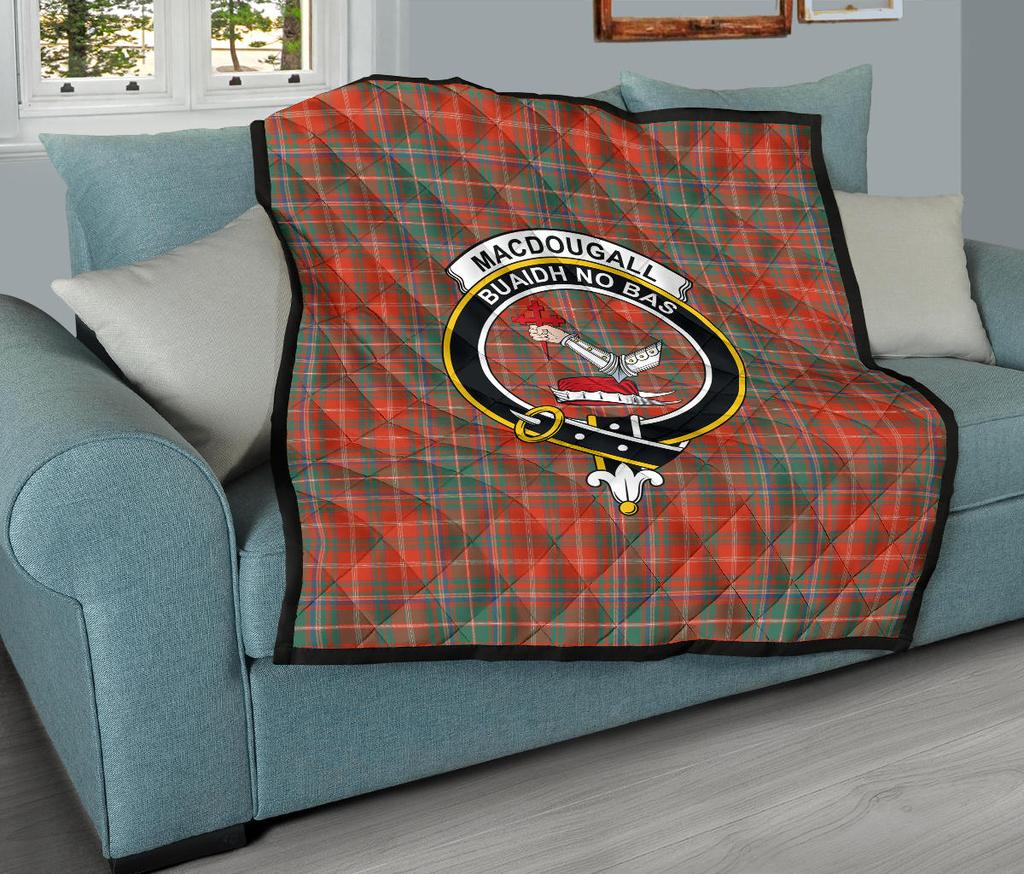 Macdougall Family Modern Tartan Quilt