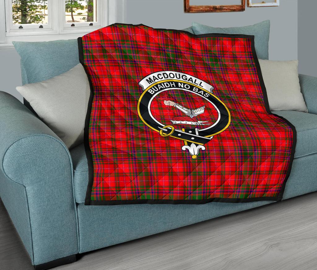 Macdougall Family Modern Tartan Quilt