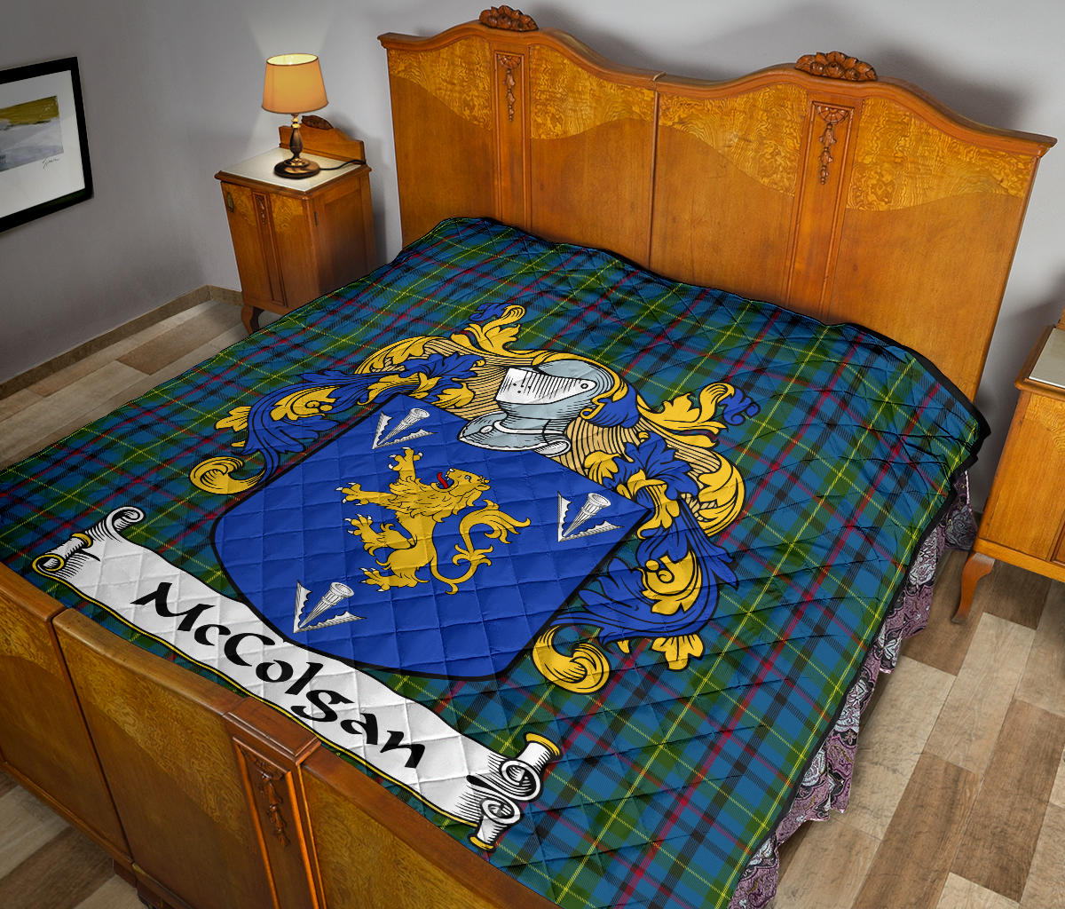 McColgan Tartan Crest Quilt