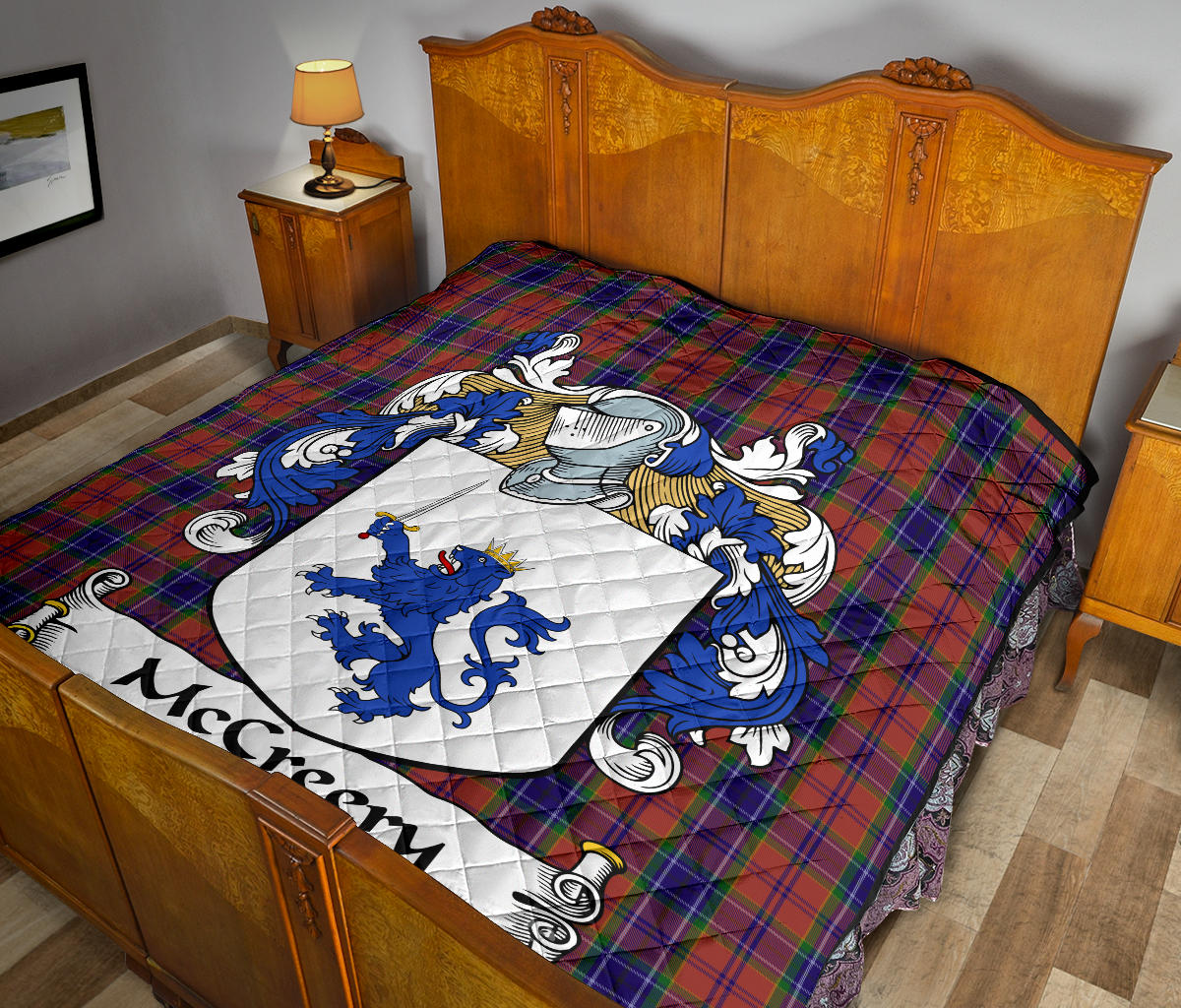 McCreery Tartan Crest Quilt - SP